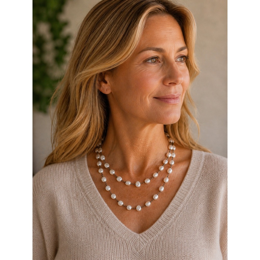 Vtg Silpada N1368 Fresh Catch Necklace Fresh Water Pearls‎ Sterling Silver